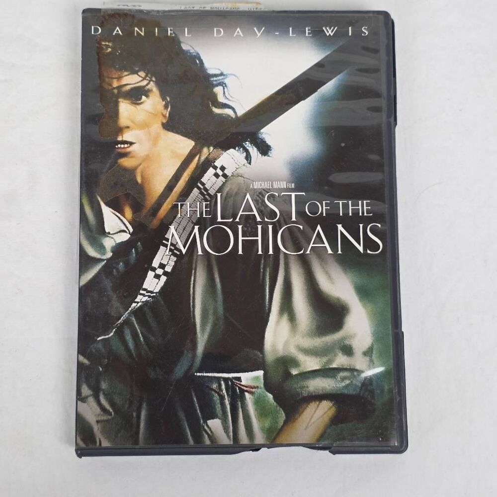 The Last of the Mohicans DVD Daniel Day Lewis